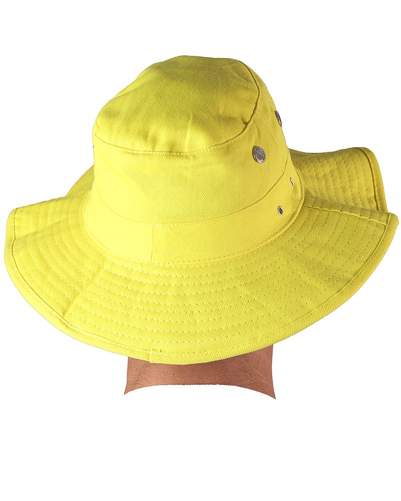 Wide Brim Hat - Yellow - Image 3