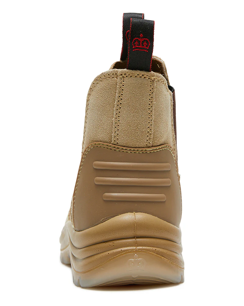 Wills Suede Elastic Sided Safety Boot - Sand - Image 3