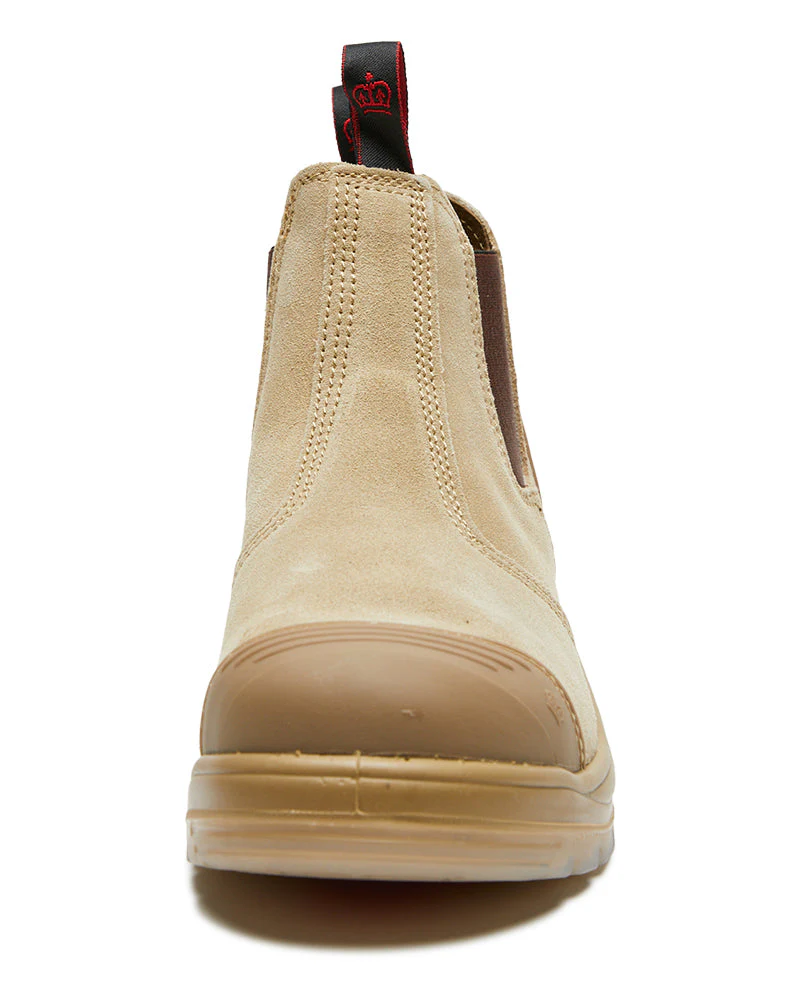 Wills Suede Elastic Sided Safety Boot - Sand - Image 5