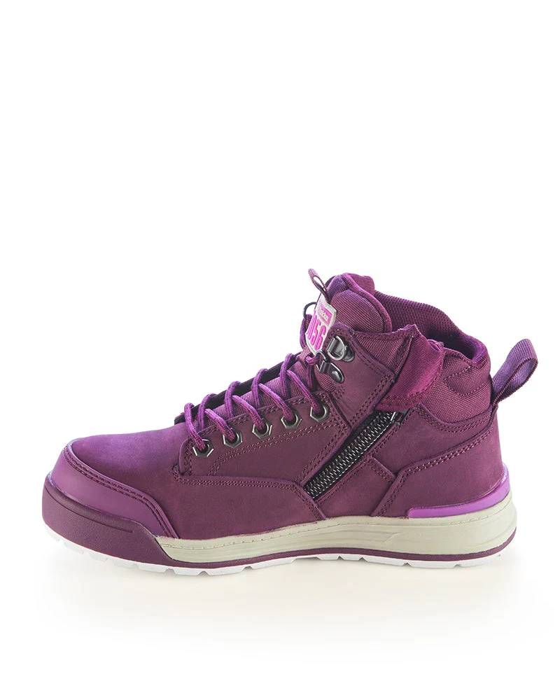 Womens 3056 Zip Side Safety Boot - Shiraz - Image 2