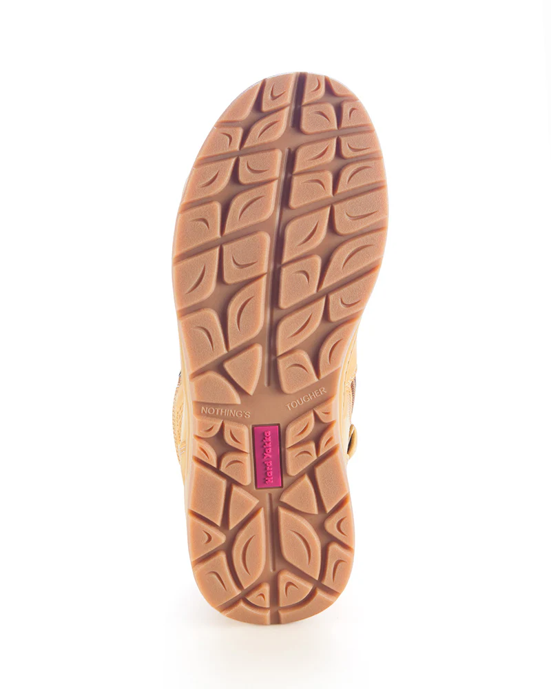 Womens 3056 Zip Side Safety Boot - Wheat - Image 6
