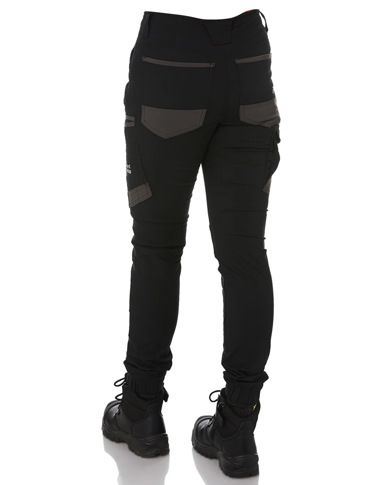 Womens Raptor Cuff Pant - Black - Image 4