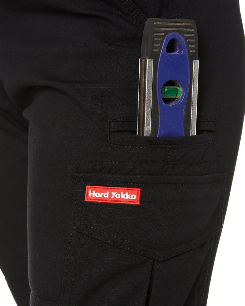 Womens Ripstop Cargo Pant - Black - Image 6