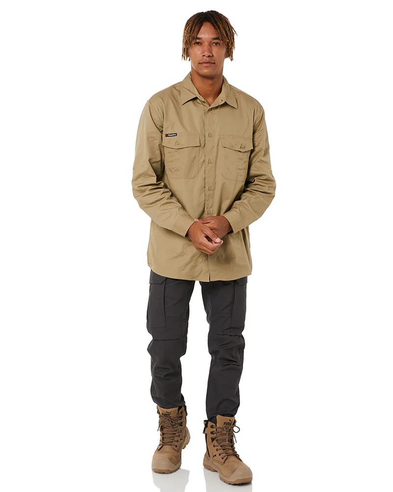 Workcool 2 Long Sleeve Shirt - Khaki - Image 2