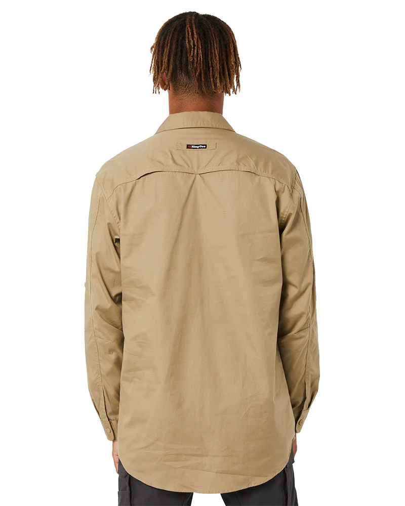 Workcool 2 Long Sleeve Shirt - Khaki - Image 4