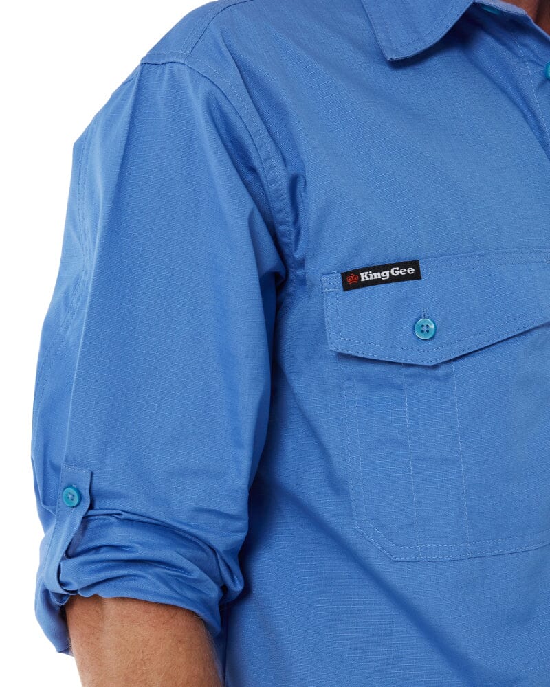 Workcool 2 Long Sleeve Shirt - Sky - Image 11