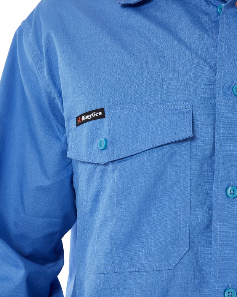 Workcool 2 Long Sleeve Shirt - Sky - Image 7