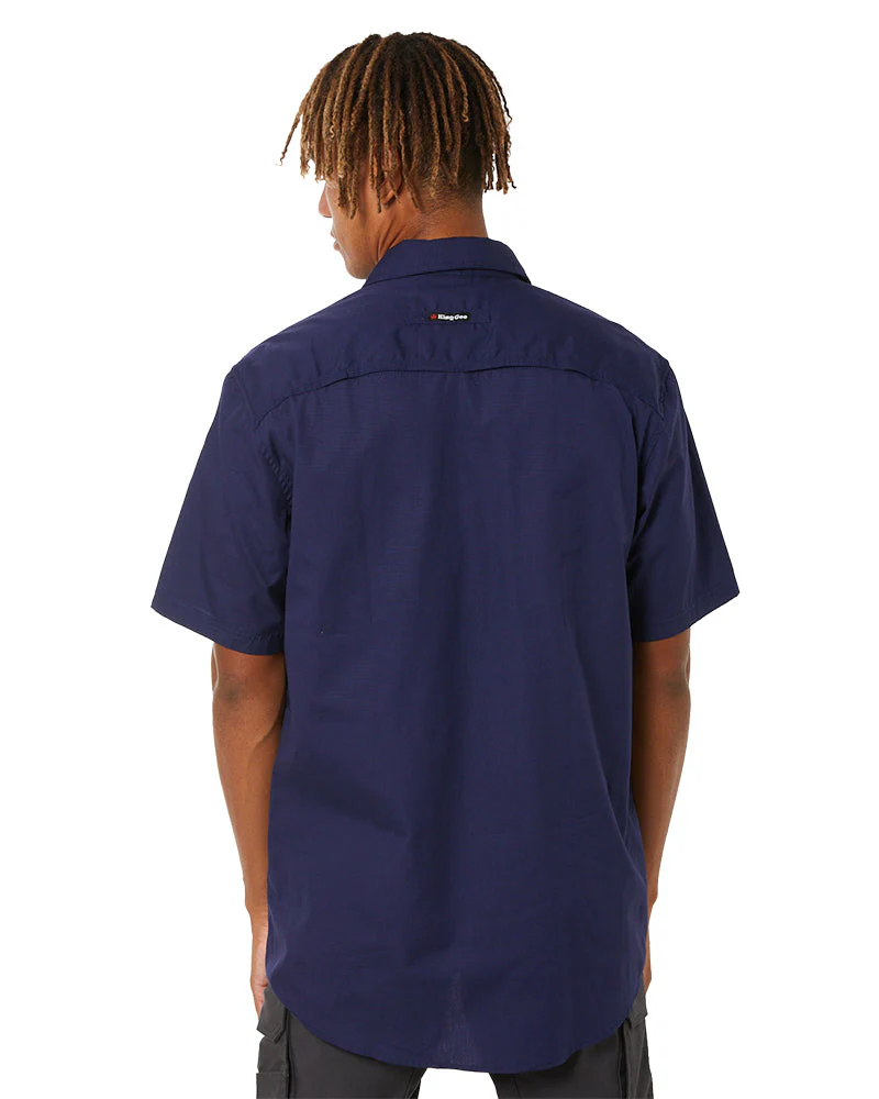 Workcool 2 Short Sleeve Shirt - Navy - Image 4