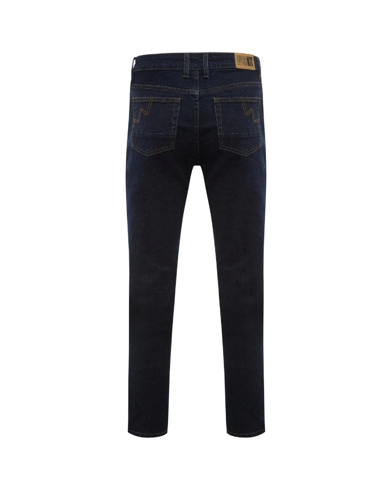 Ladies Stretch Jeans - Dark Denim - Image 2