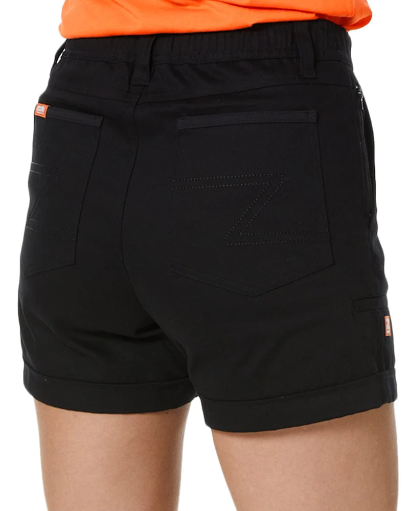 The Middy Womens Short - Black - Image 5