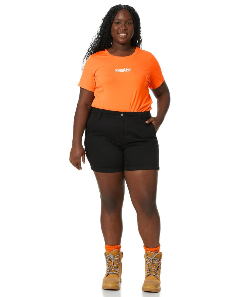 The Middy Womens Short - Black - Image 8