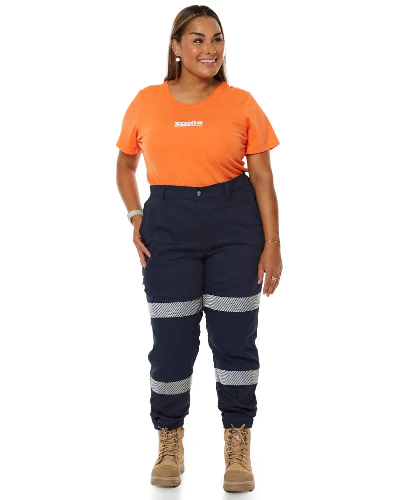 The Middy Womens Taped Pant - Navy - Image 2