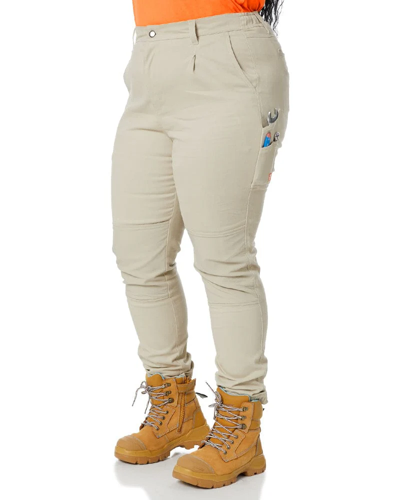 The Workz Womens Pant - Stone - Image 14
