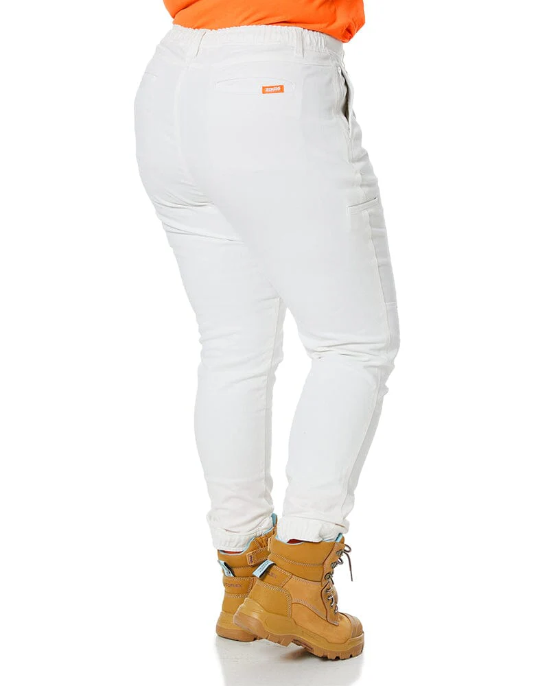 The Workz Womens Pant - White - Image 13