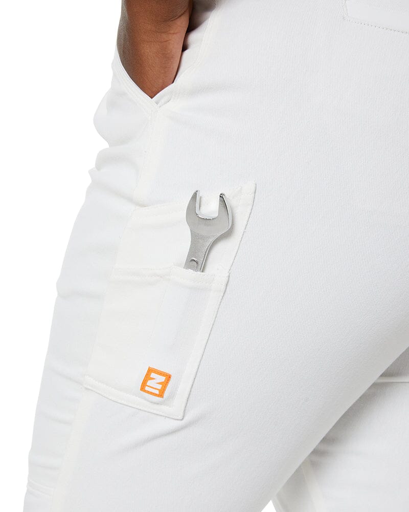The Workz Womens Pant - White - Image 16