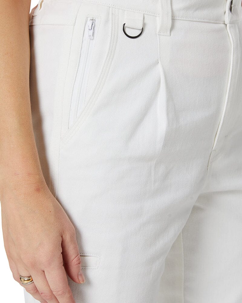 The Workz Womens Pant - White - Image 6