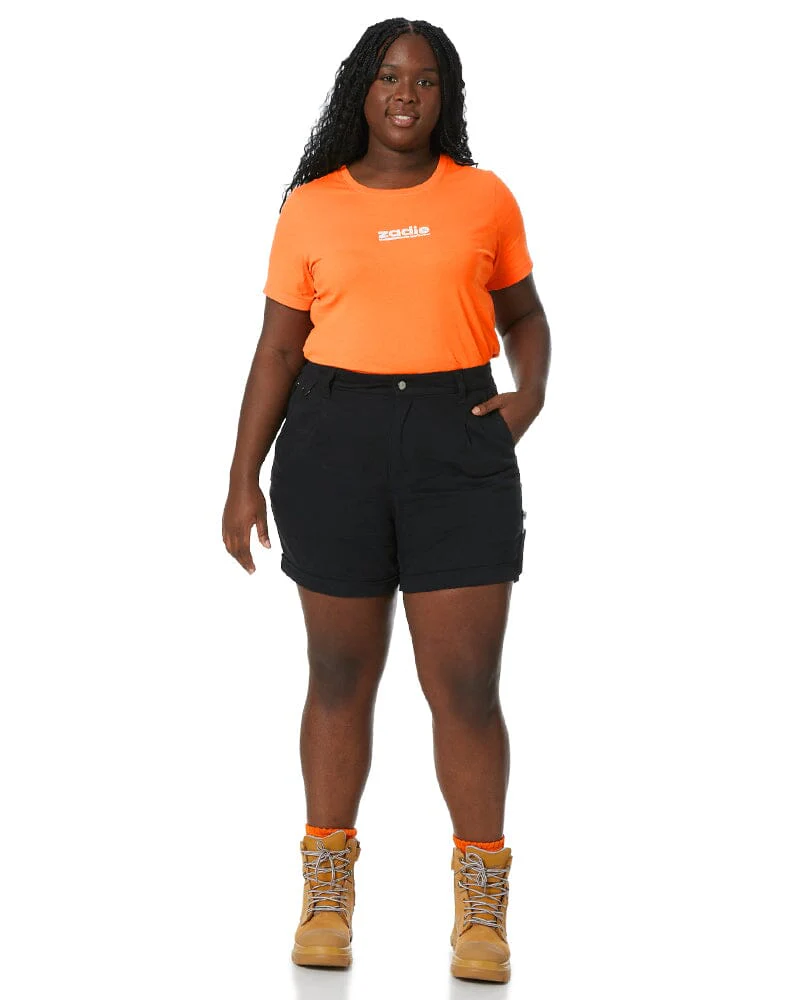 The Workz Womens Short - Black - Image 7