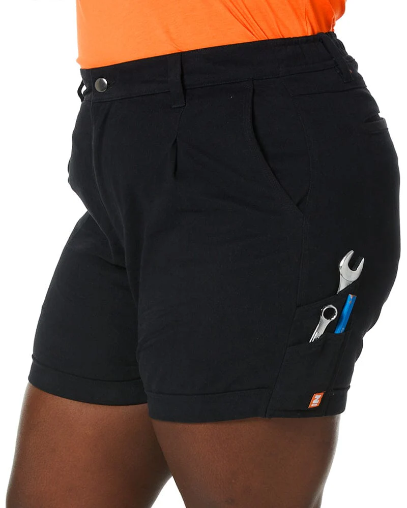 The Workz Womens Short - Black - Image 8