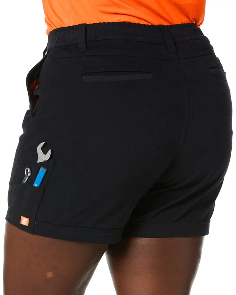 The Workz Womens Short - Black - Image 9