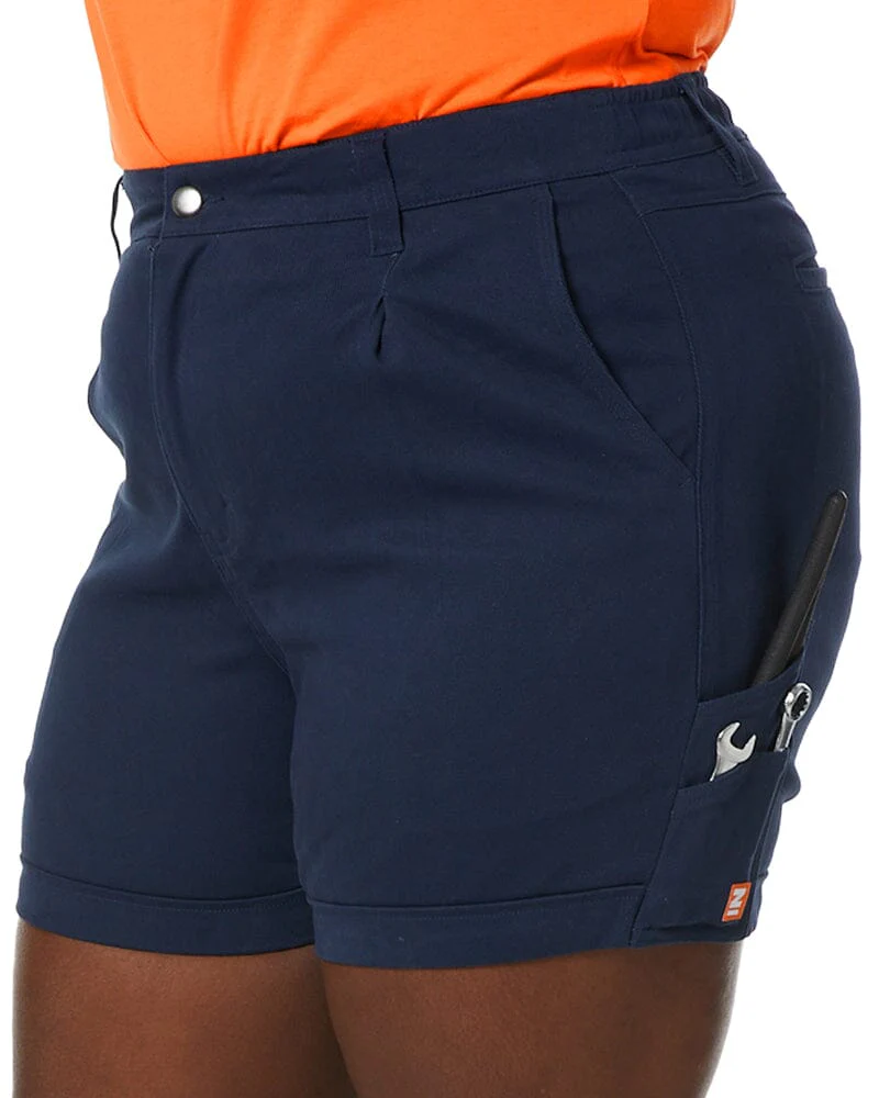 The Workz Womens Short - Navy - Image 12