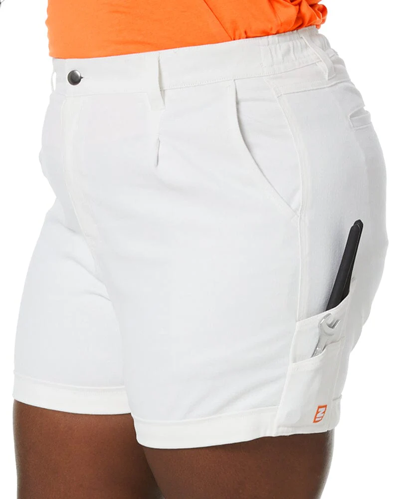 The Workz Womens Short - White - Image 11
