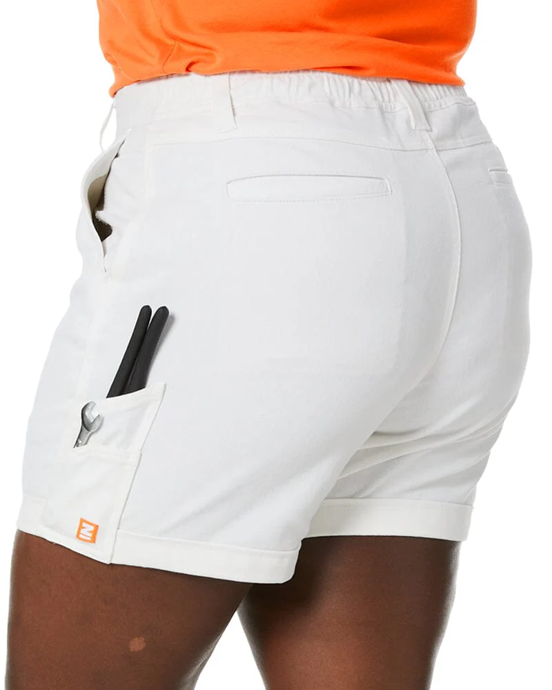 The Workz Womens Short - White - Image 12