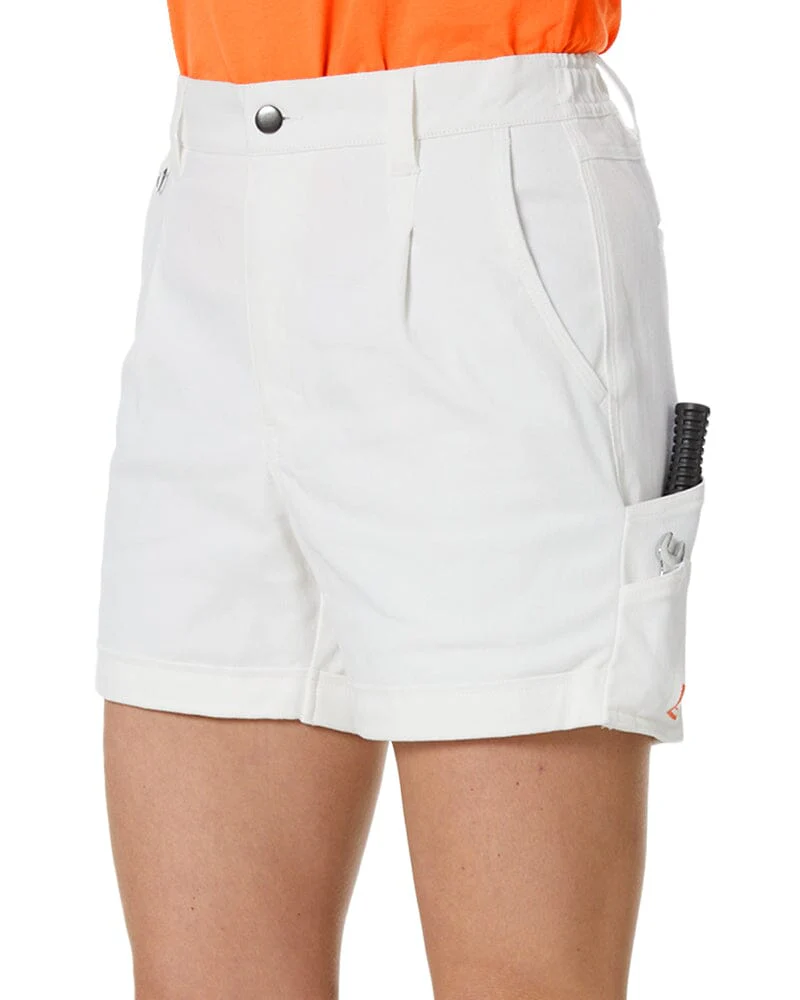 The Workz Womens Short - White - Image 3