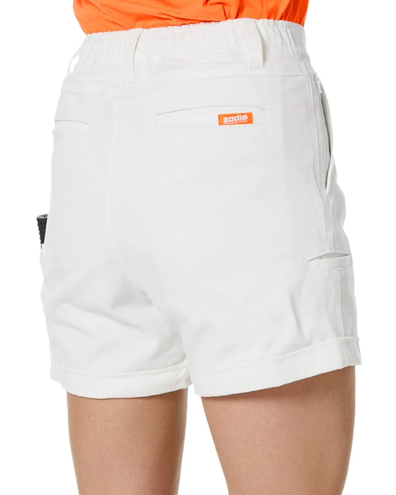 The Workz Womens Short - White - Image 4