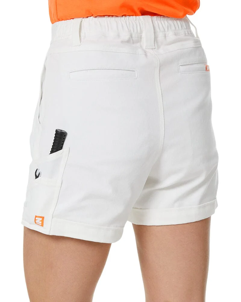The Workz Womens Short - White - Image 5