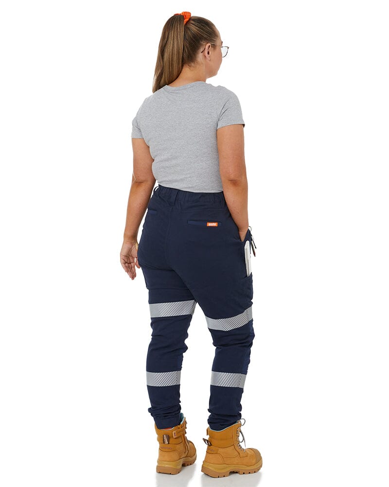 The Workz Womens Taped Pant - Navy - Image 12