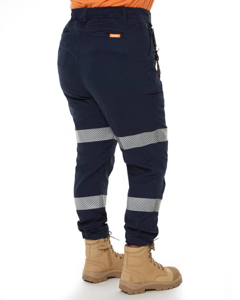 The Workz Womens Taped Pant - Navy - Image 5