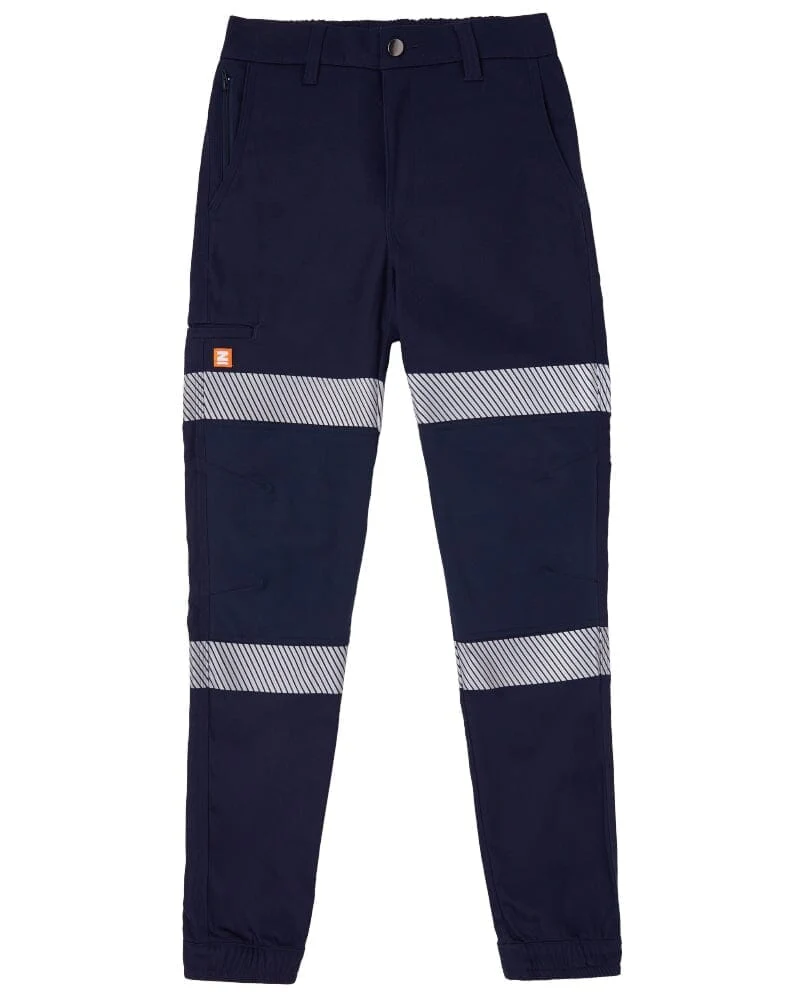 Tradies The Middy Womens Taped Pant 2 Value Pack - Navy - Image 2