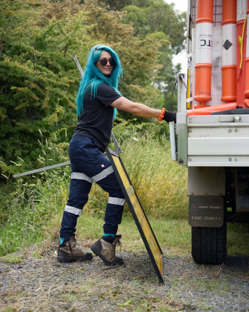 The Middy Womens Taped Pant - Navy - Image 12