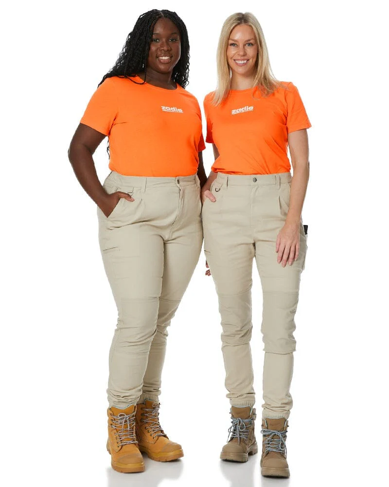 Tradies The Workz Womens Pant Value Pack - Stone - Image 2