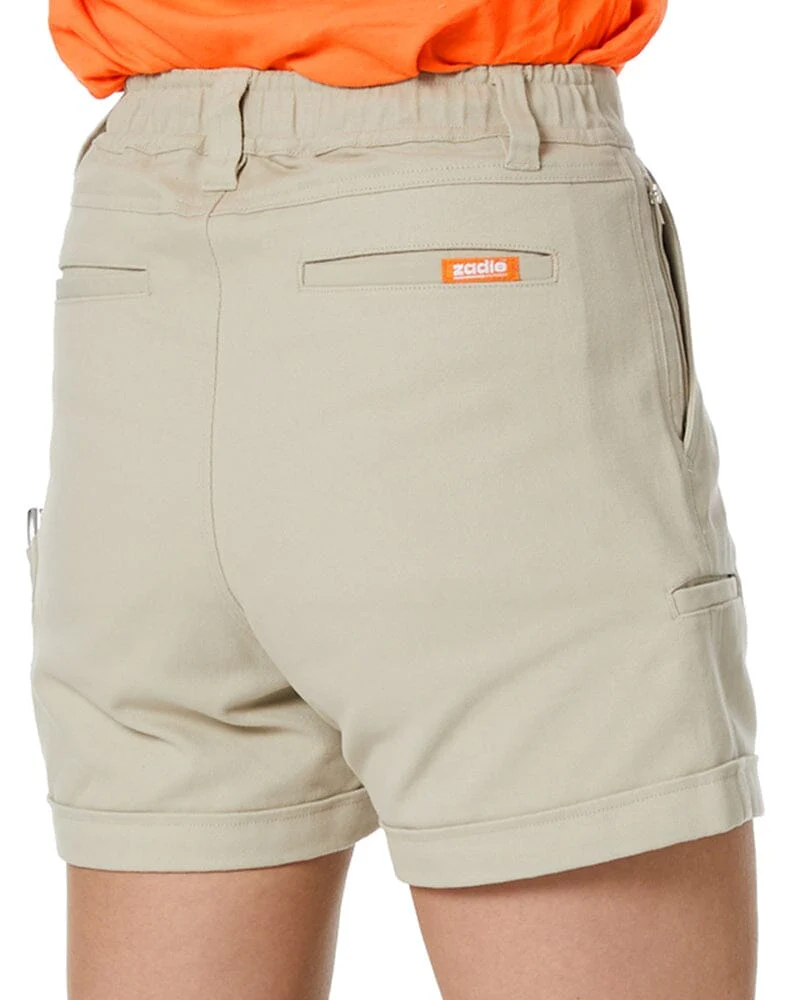 Tradies The Workz Womens Shorts Value Pack - Stone - Image 4