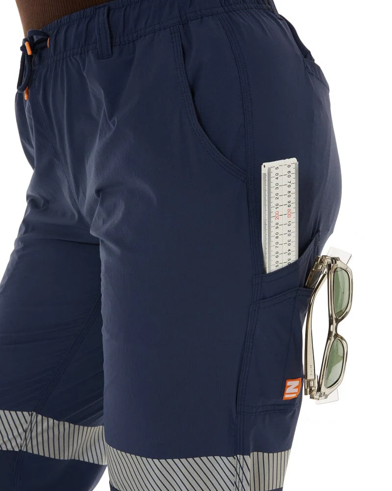Womens Z-Lite Comfort Taped Pant - Navy - Image 17